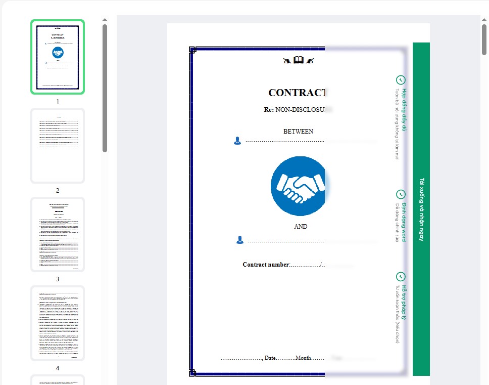 Hợp đồng tiếng anh 1