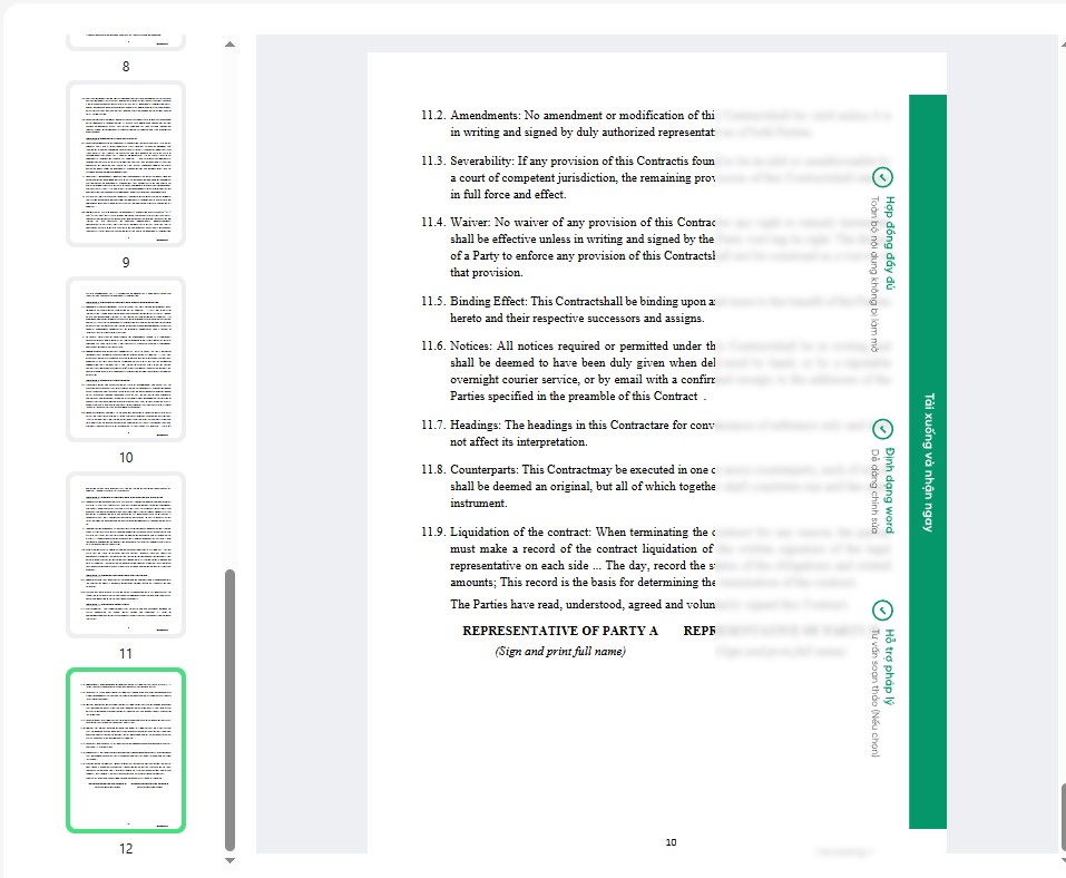 Hợp đồng tiếng anh 3