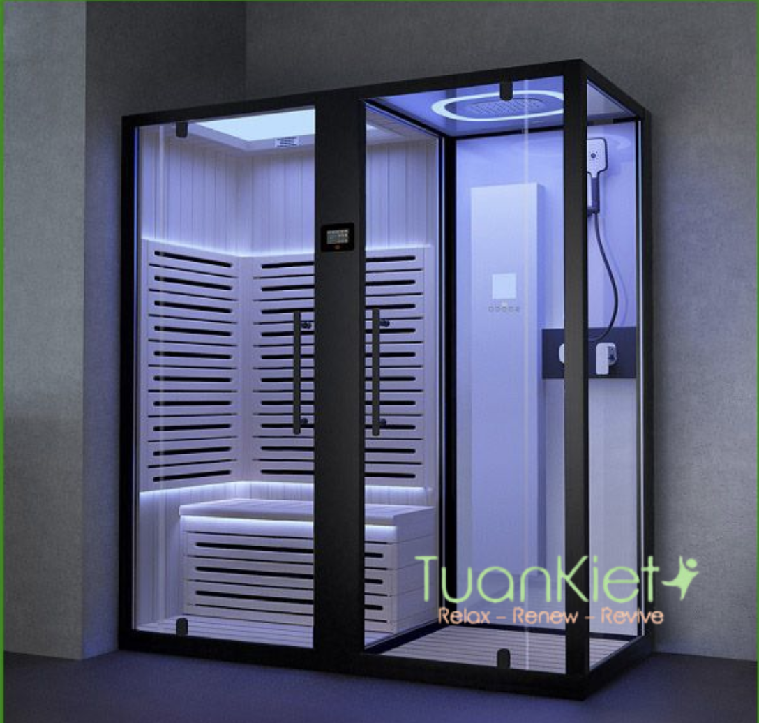 Phòng xông hơi kết hợp cao cấp